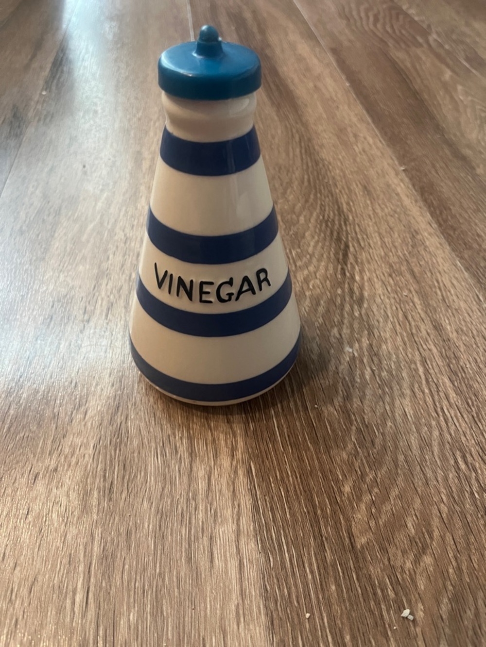 Vintage Staffordshire Ironstone Chef Ware Ceramic Vinegar bottle